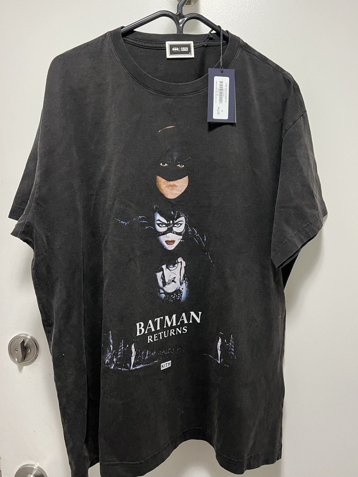 Batman × Kith Kith x Batman Returns Vintage Tee Black Size XL  