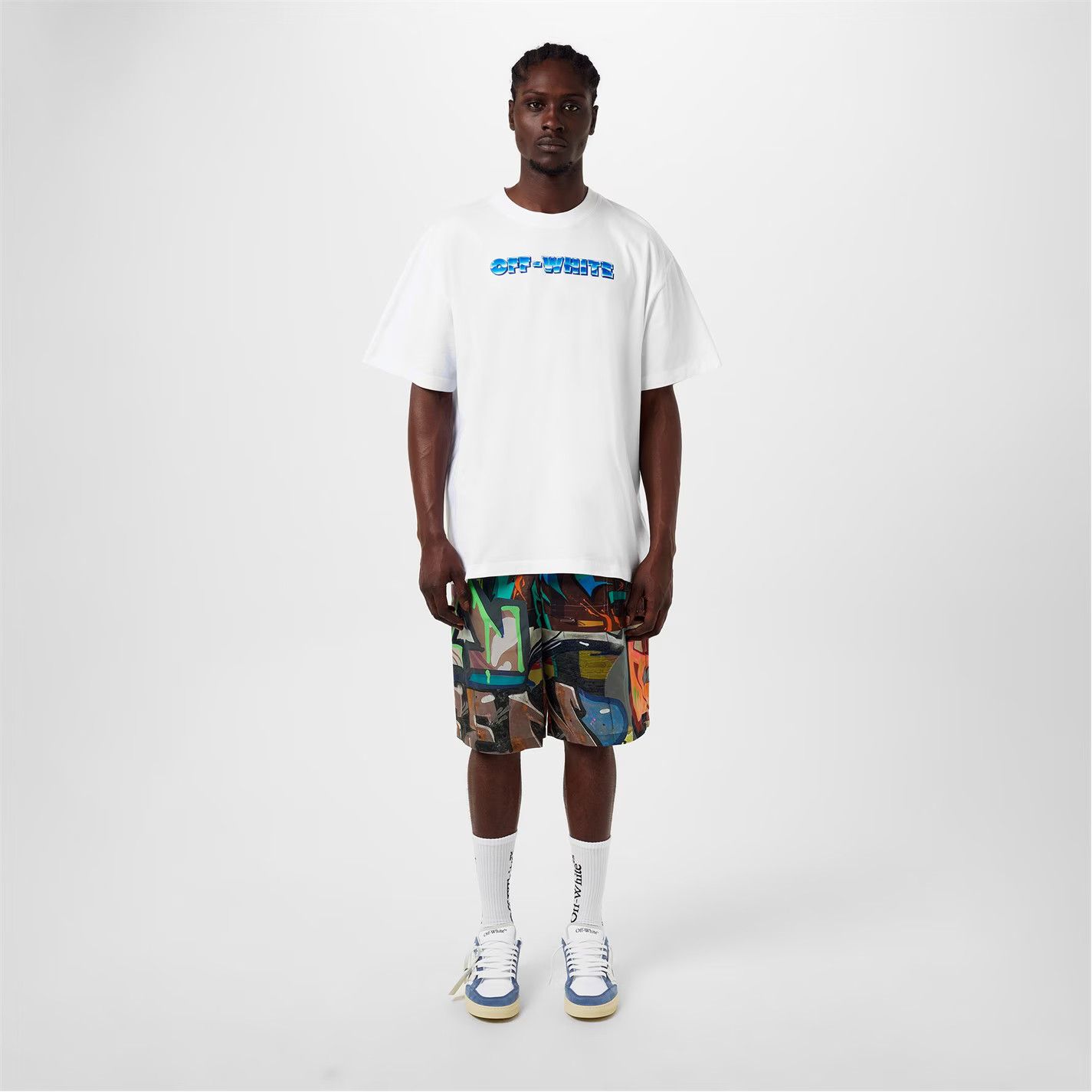Off-White o1g2r1mq0226 Metal Arrow T-Shirt In White Size US XXS / EU 40 - 3 Thumbnail