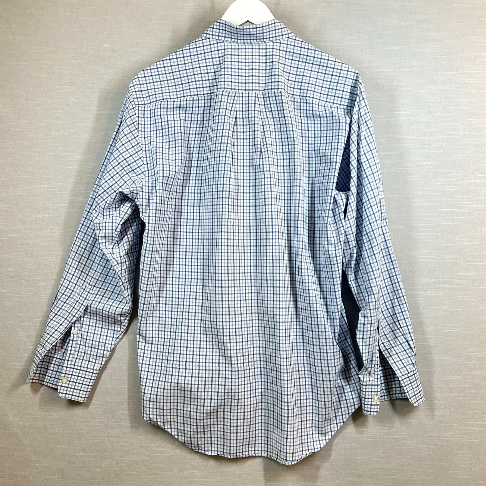 Vineyard Vines Vineyard Vines Murray Shirt Button-Down Mens M Blue Check Long Sleeve Shirt Size US M / EU 48-50 / 2 - 2 Thumbnail