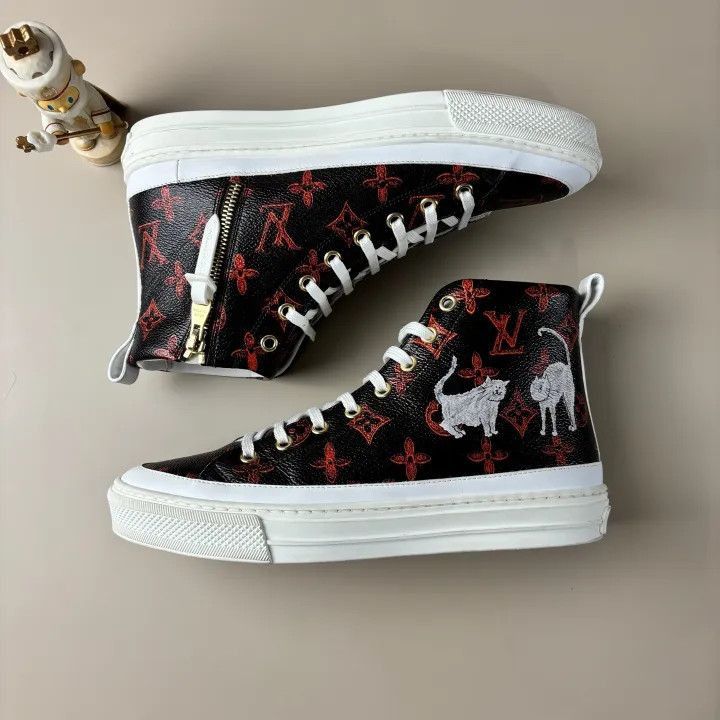 Louis Vuitton Louis Vuitton Stellar Sport Sneakers in Brown -2508 Size US 7 / IT 37 - 7 Thumbnail