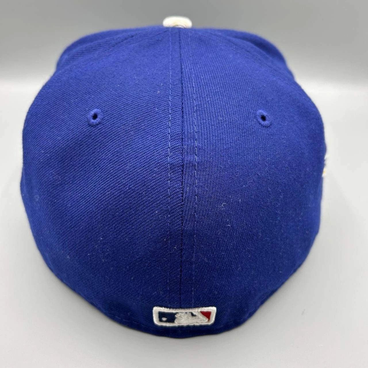 New Era Los Angeles LA Dodgers Hat Men 8 Blue Post Season Fitted Cap Size ONE SIZE - 5 Thumbnail