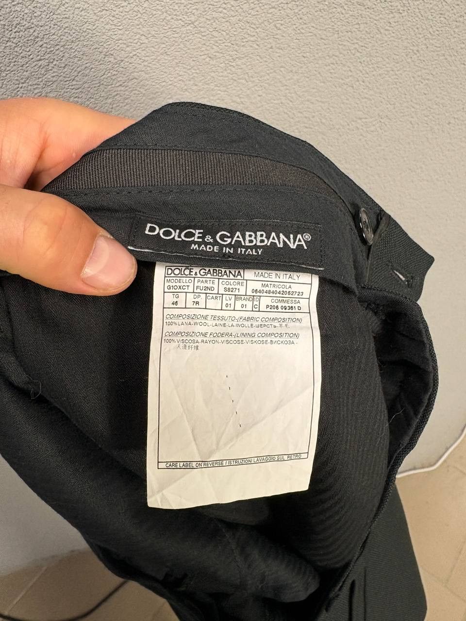 Dolce & Gabbana Dolce Gabbana mens wool casual dress pants size 46 / W 31 Size US 30 / EU 46 - 7 Thumbnail