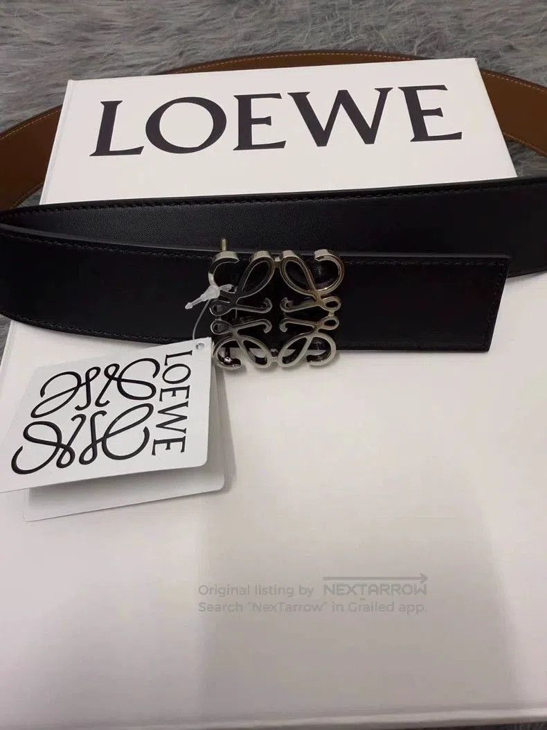 Loewe LOEWE Anagram Leather Belt Unisex . Size ONE SIZE - 2 Thumbnail