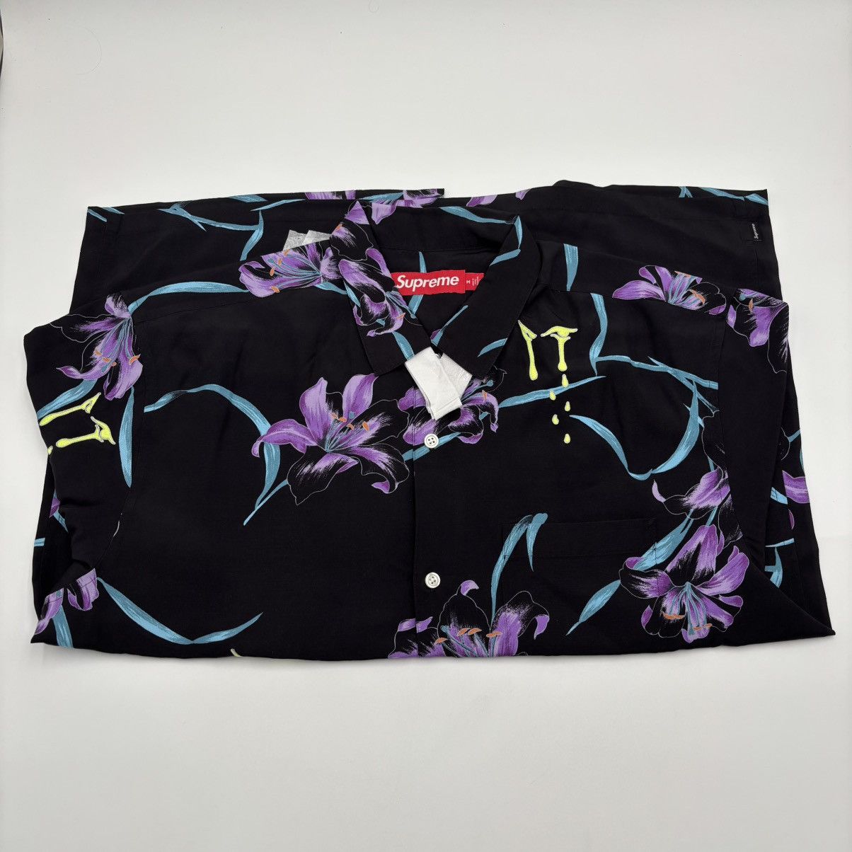 Supreme Supreme Spider Web Velvet S/S Shirt | Grailed