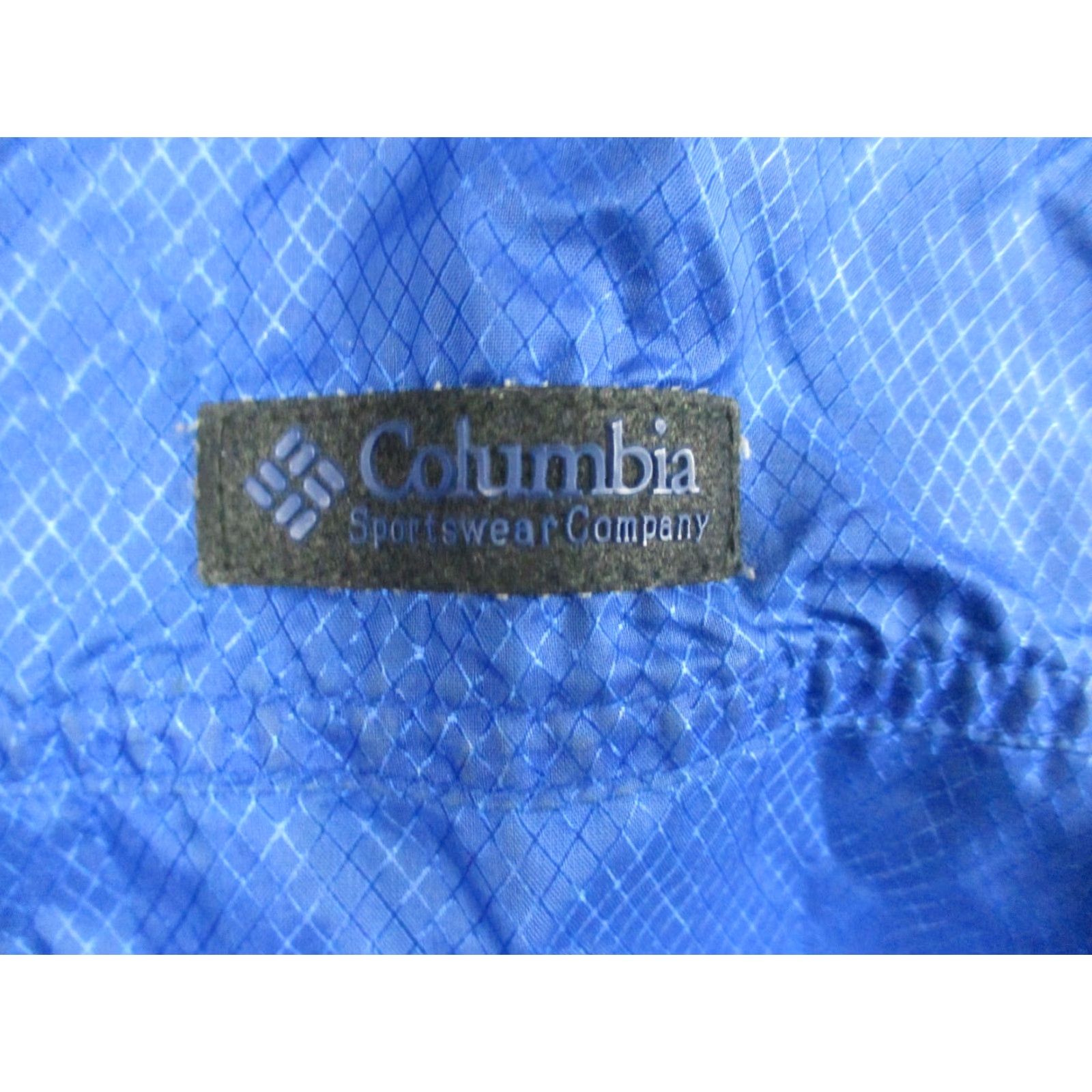 Vintage Vintage Columbia Windbreaker Jacket Mens Large Blue Black 80s Retro Full Zip Size US L / EU 52-54 / 3 - 2 Thumbnail