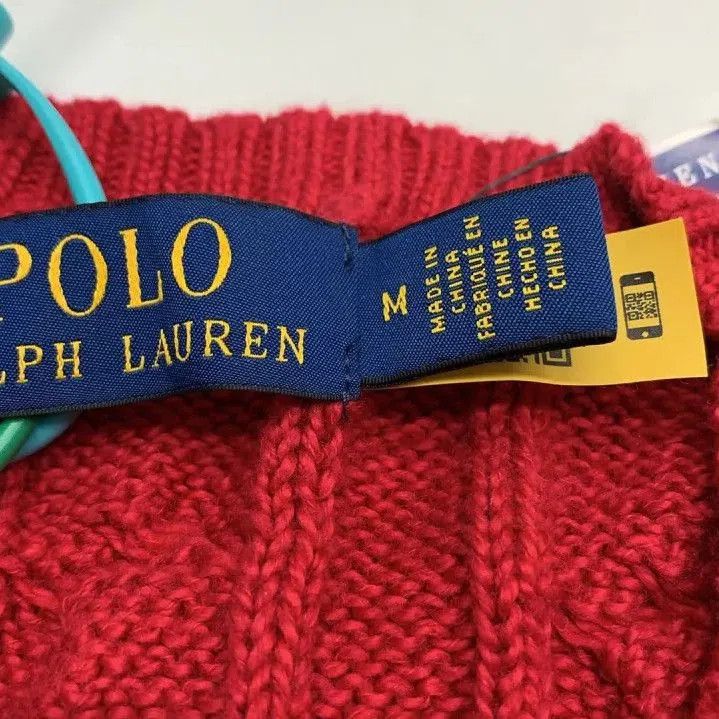 Polo Ralph Lauren Polo Ralph Lauren Cable Knit Logo Crewneck Sweater. Size US M / EU 48-50 / 2 - 2 Thumbnail