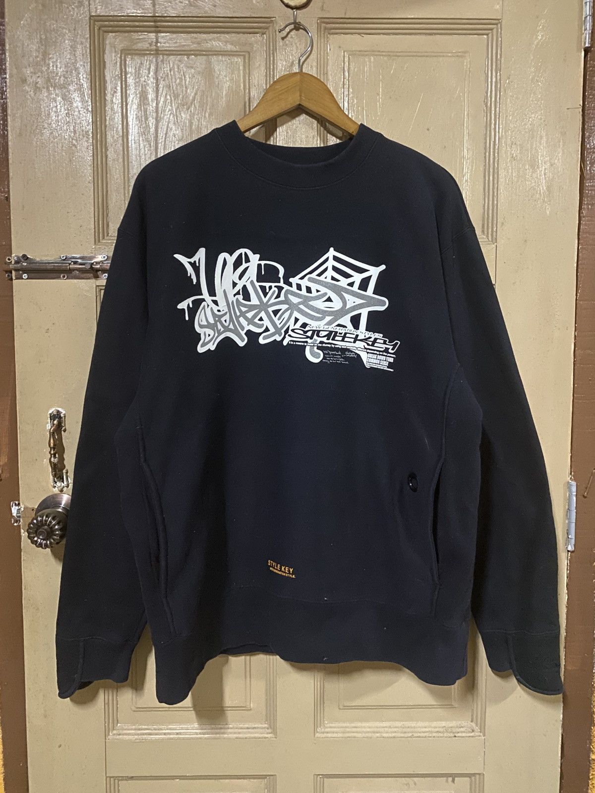 Other Style Key Graffiti Sweatshirt - Japanese Streetwear, Hip-Hop Size US L / EU 52-54 / 3 - 1 Thumbnail