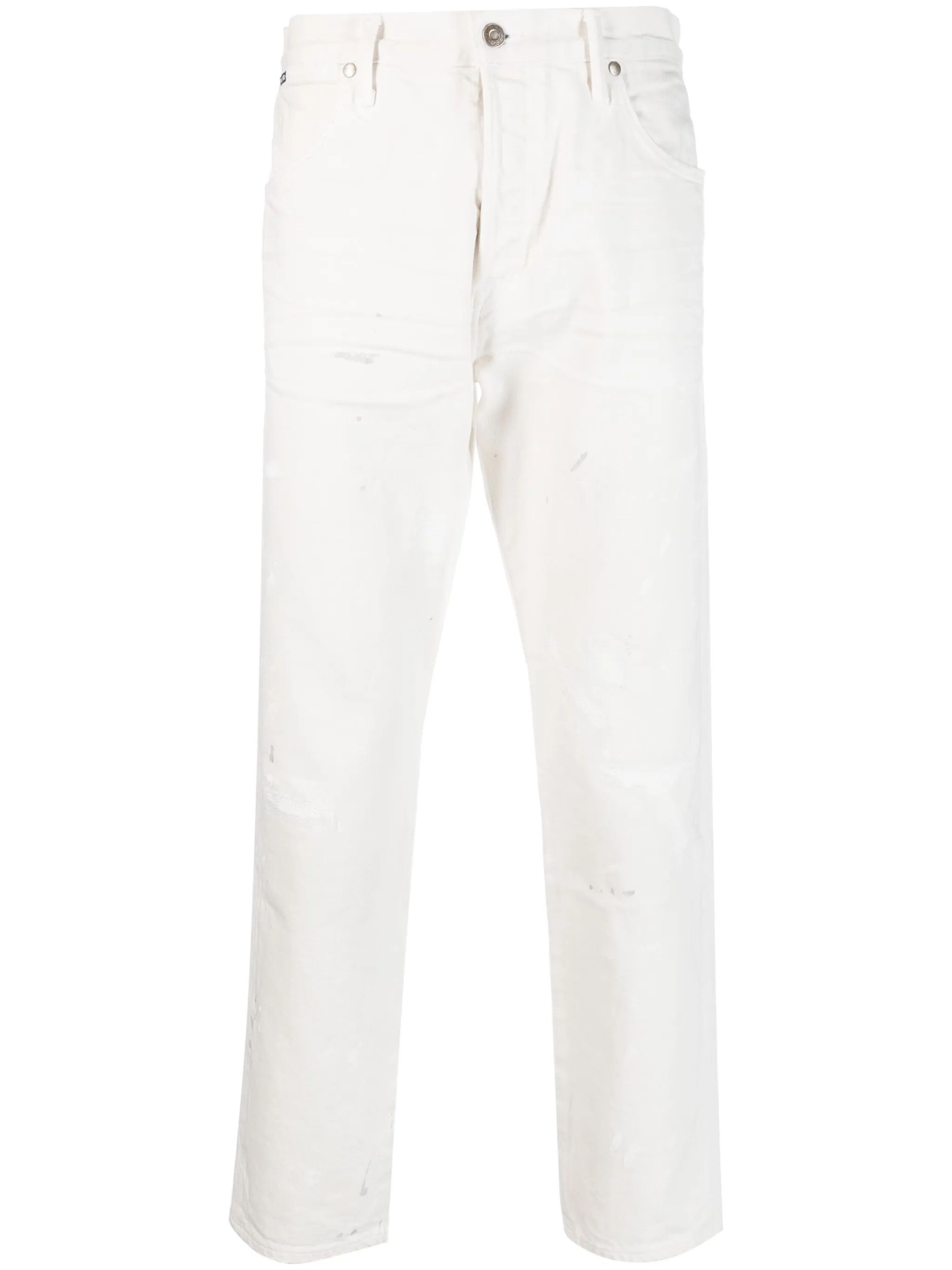 o1y0425 Denim Pant in White