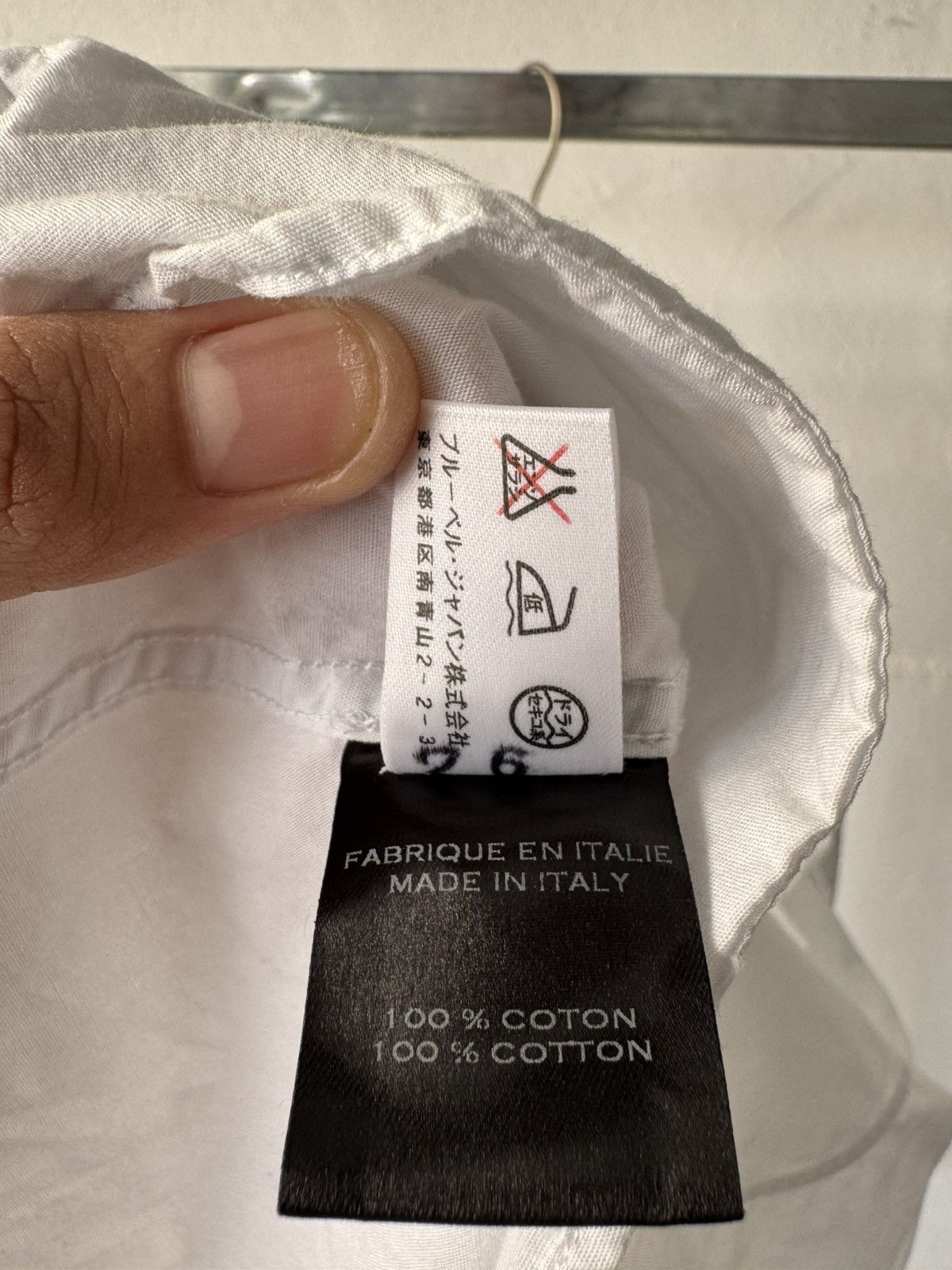 Balmain Balmain Paris Double Black Stripe Button Up Shirt Size US S / EU 44-46 / 1 - 12 Thumbnail