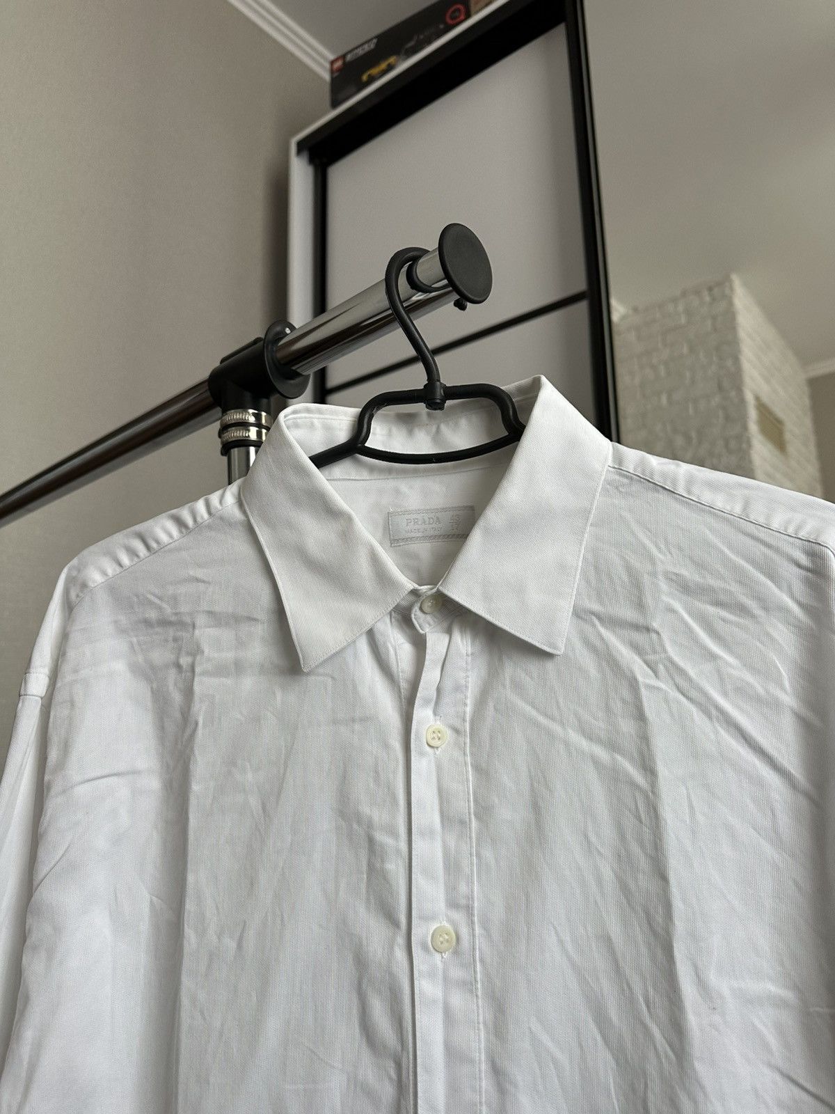 Prada Prada Italy Shirt Button Up Long Sleeve Size US XL / EU 56 / 4 - 6 Thumbnail