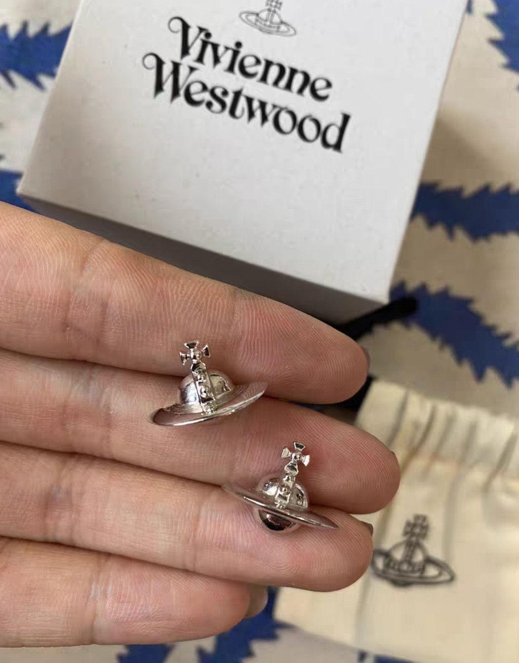 Vivienne Westwood vivienne westwood metal Vintage Classic Semi-3D Orb S Size ONE SIZE - 1 Thumbnail