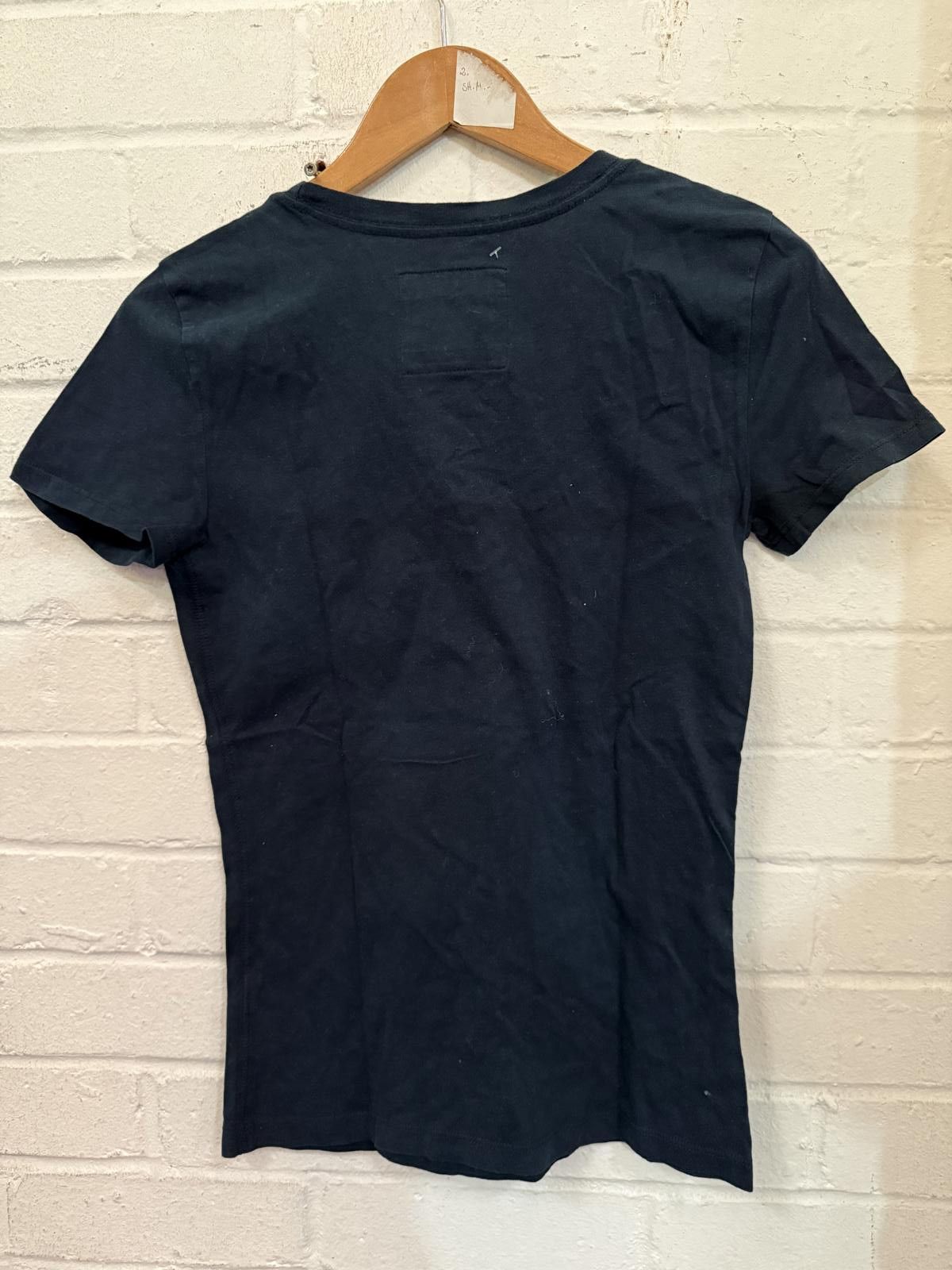 Abercrombie & Fitch Abercrombie & Fitch Women's Medium Black T-Shirt with Embro- Size M / US 6-8 / IT 42-44 - 4 Thumbnail