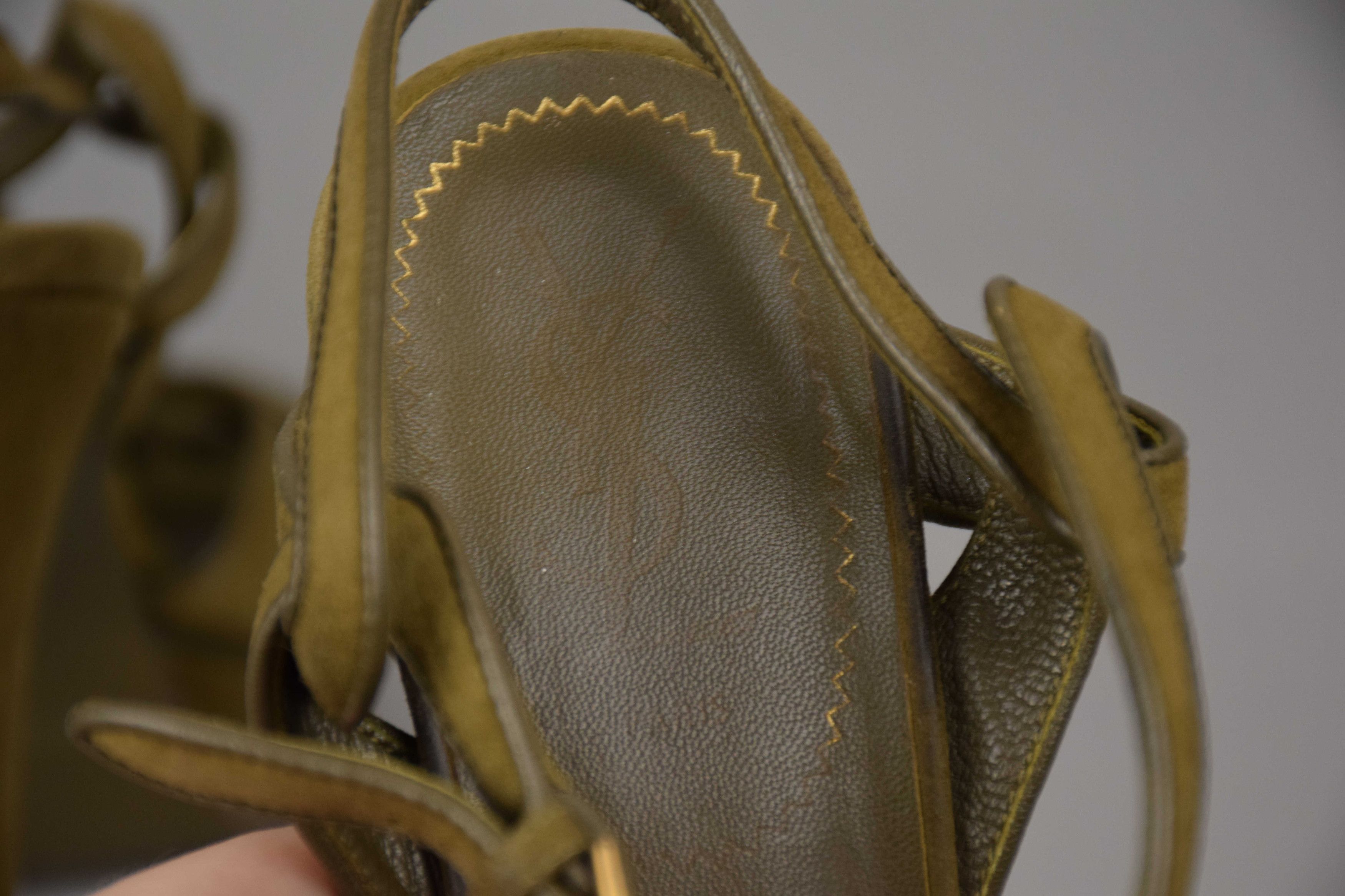 Saint Laurent Paris × Yves Saint Laurent YSL Yves Saint Laurent Tribute Sandals US 8 UK 6 EU 39 Size US 8 / IT 38 - 9 Thumbnail