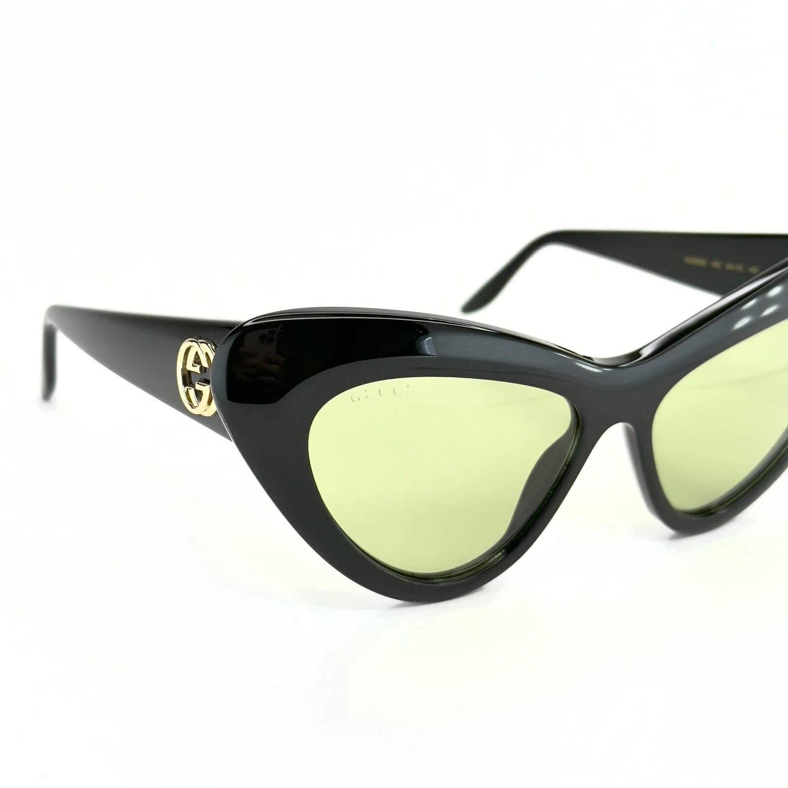 Gucci GUCCI Gg0895s 0895 Black Green Cat Eye Runway 003 Fashion Size ONE SIZE - 9 Thumbnail