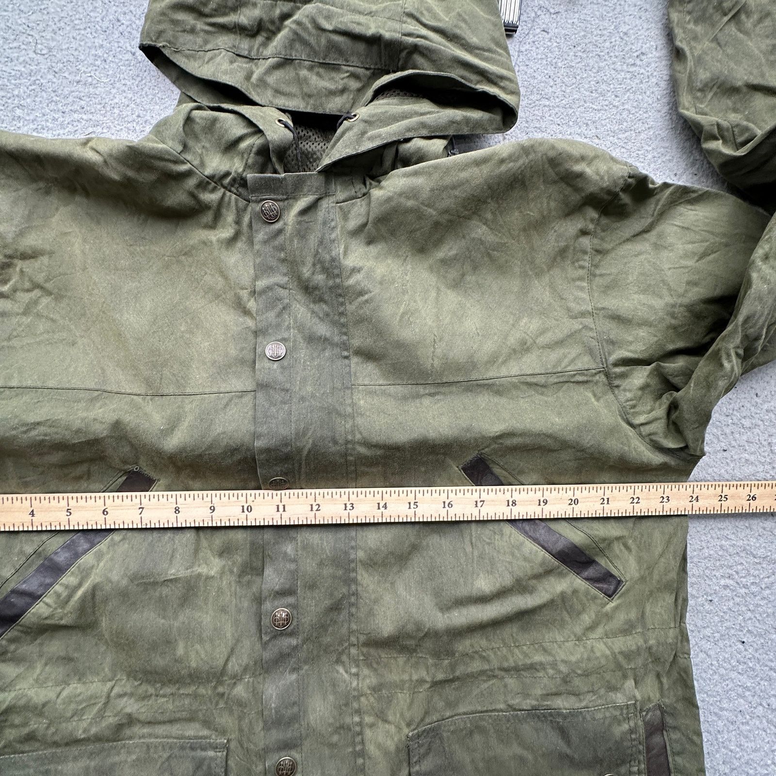 Beretta Vintage Beretta Waxed Cotton Meshed Lined Jacket Mens Medium Size US M / EU 48-50 / 2 - 6 Thumbnail