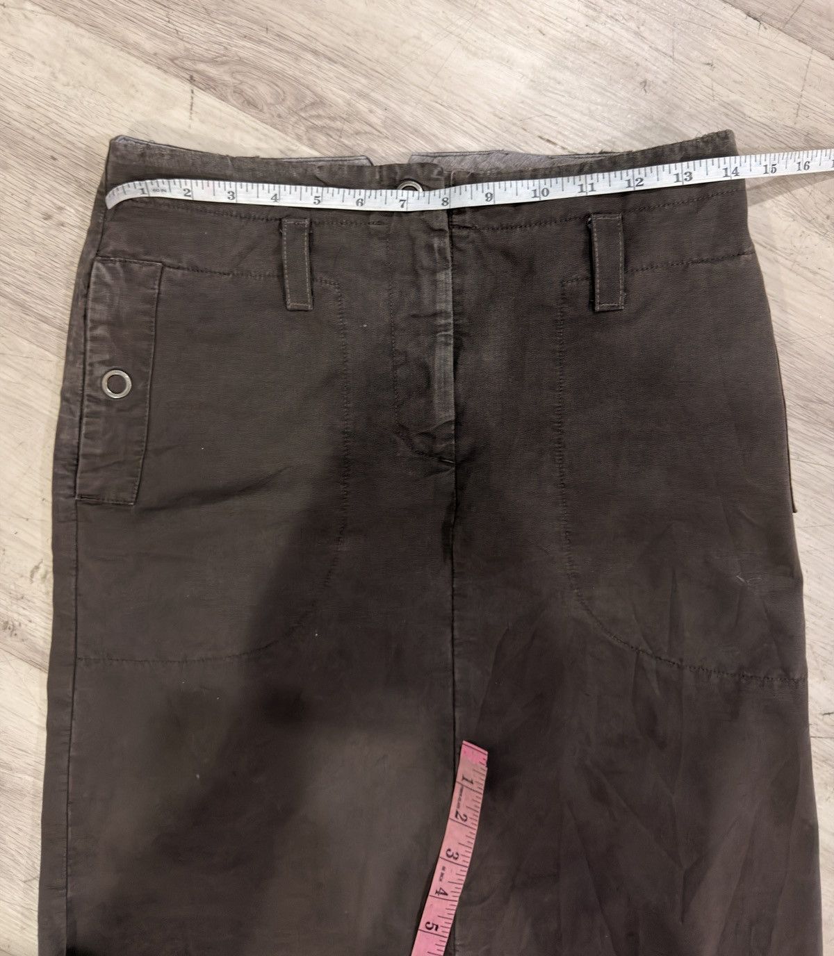 Maison Margiela MM6 Maison Margiela Brown Utility Skirt Size 27" / US 4 / IT 40 - 8 Thumbnail