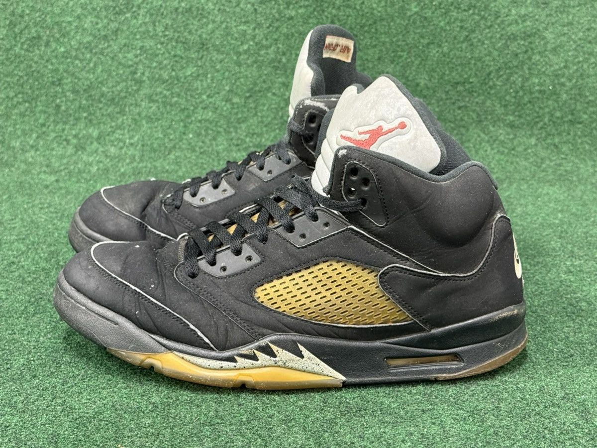 Jordan Brand 2016 Air Jordan 5 Retro Black Metallic 845035-003 Size US 13 / EU 46 - 1 Thumbnail