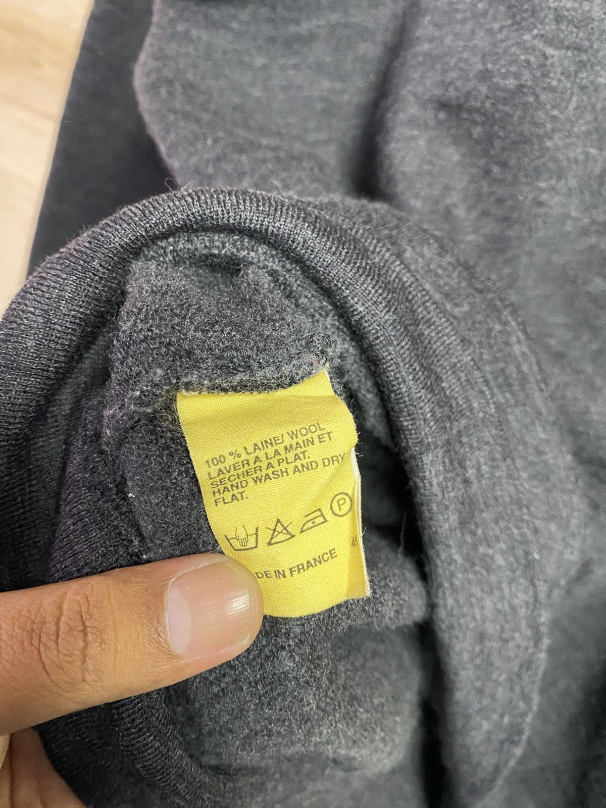 A.P.C. Vintage A.P.C. hoodie 100% wool Size US XL / EU 56 / 4 - 3 Thumbnail