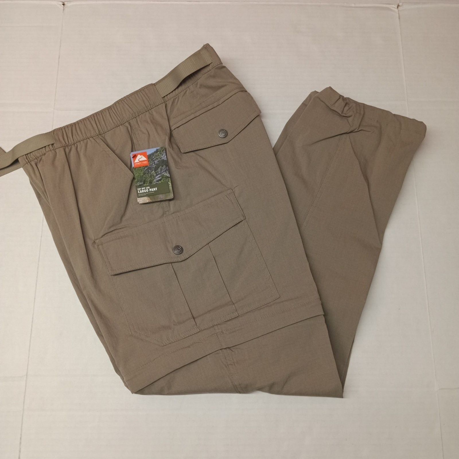 Other Ozark Trail Zip Off Convert Cargo Pants Men's 38x30 Taupe Size US 38 / EU 54 - 1 Thumbnail