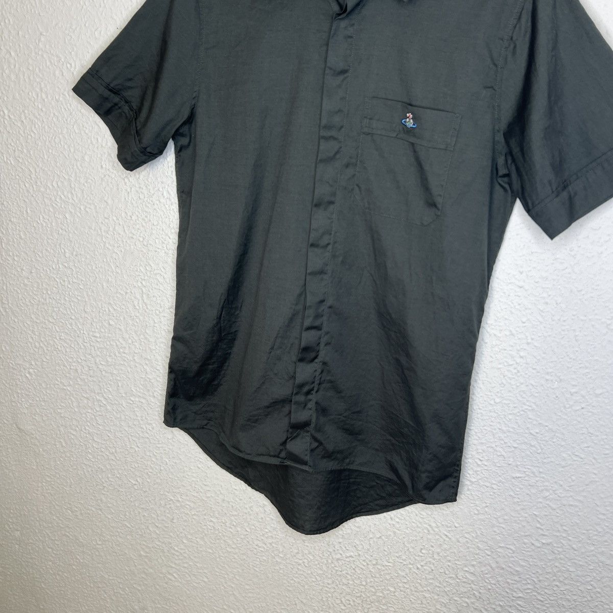 Vivienne Westwood Vivienne Westwood Short Sleeve Pocket Orb Logo Button Shirt Size US M / EU 48-50 / 2 - 3 Thumbnail