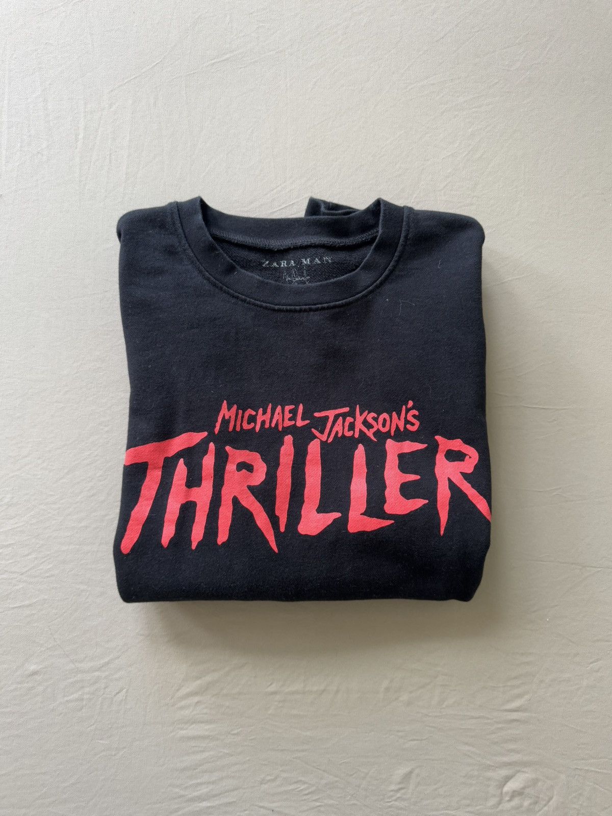 Zara Michael Jackson Thriller graphic sweatshirt