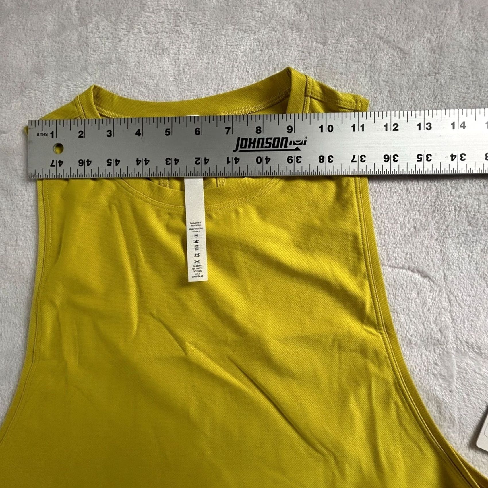 Lululemon Lululemon Womens Muscle Love Crop Tank Tough Yellow Size 8 Yoga Top Stretch New Size M / US 6-8 / IT 42-44 - 4 Thumbnail