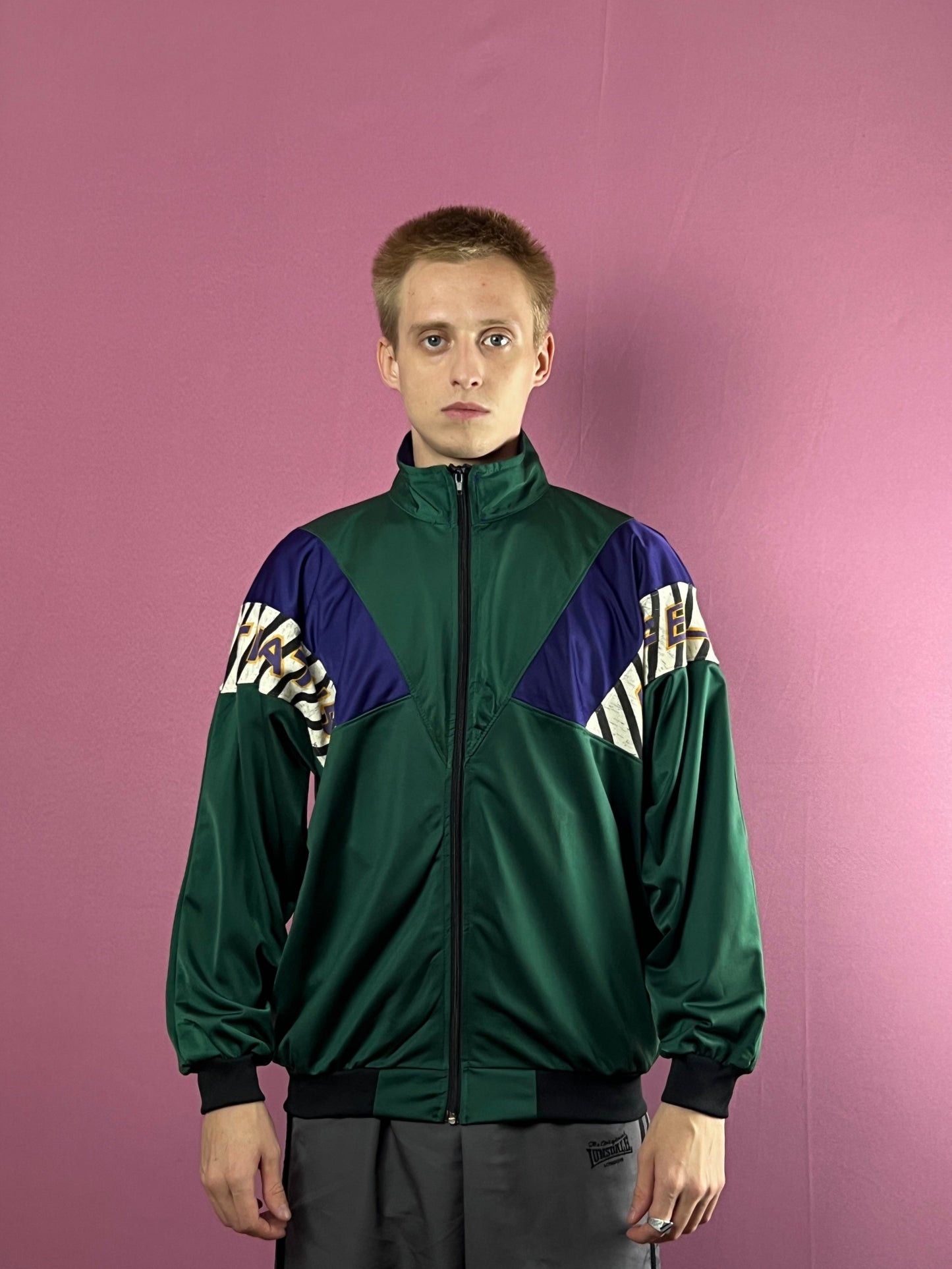 Other 90s Vintage Men's Track Jacket - L Size US L / EU 52-54 / 3 - 2 Thumbnail