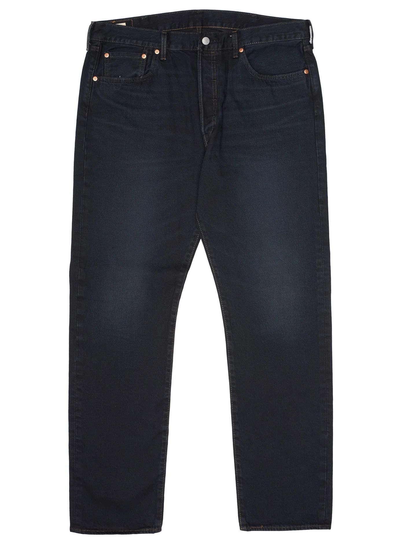 Levi's LEVI'S Premium 501 ST Black Denim Slim Taper Big E Jeans Size US 38 / EU 54 - 1 Thumbnail