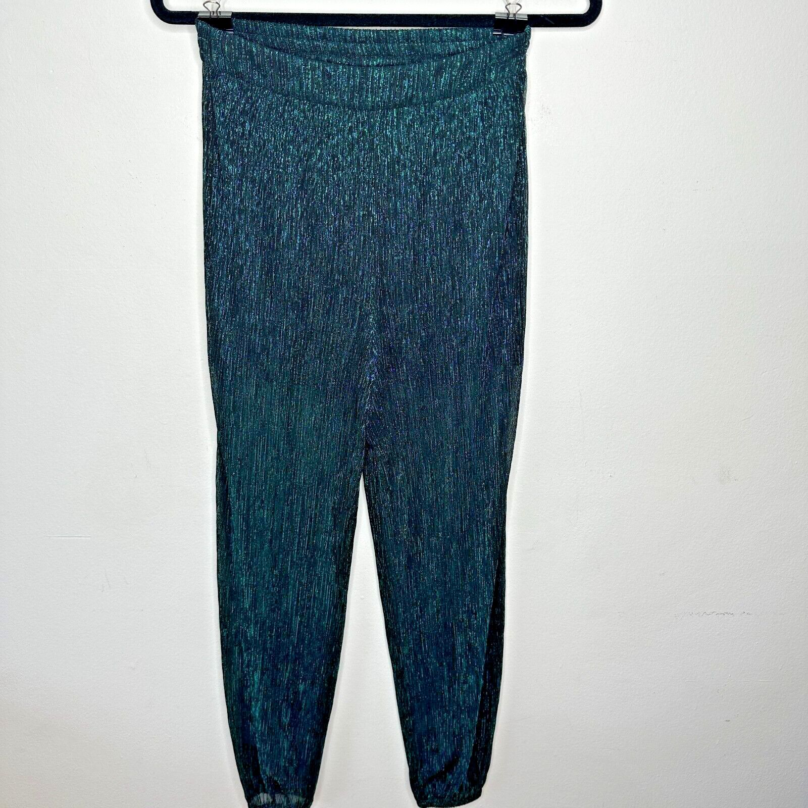 Bailey 44 Bailey 44 Emerald Green Shimmer Harem Pant and Undershort S Size 27" / US 4 / IT 40 - 1 Thumbnail