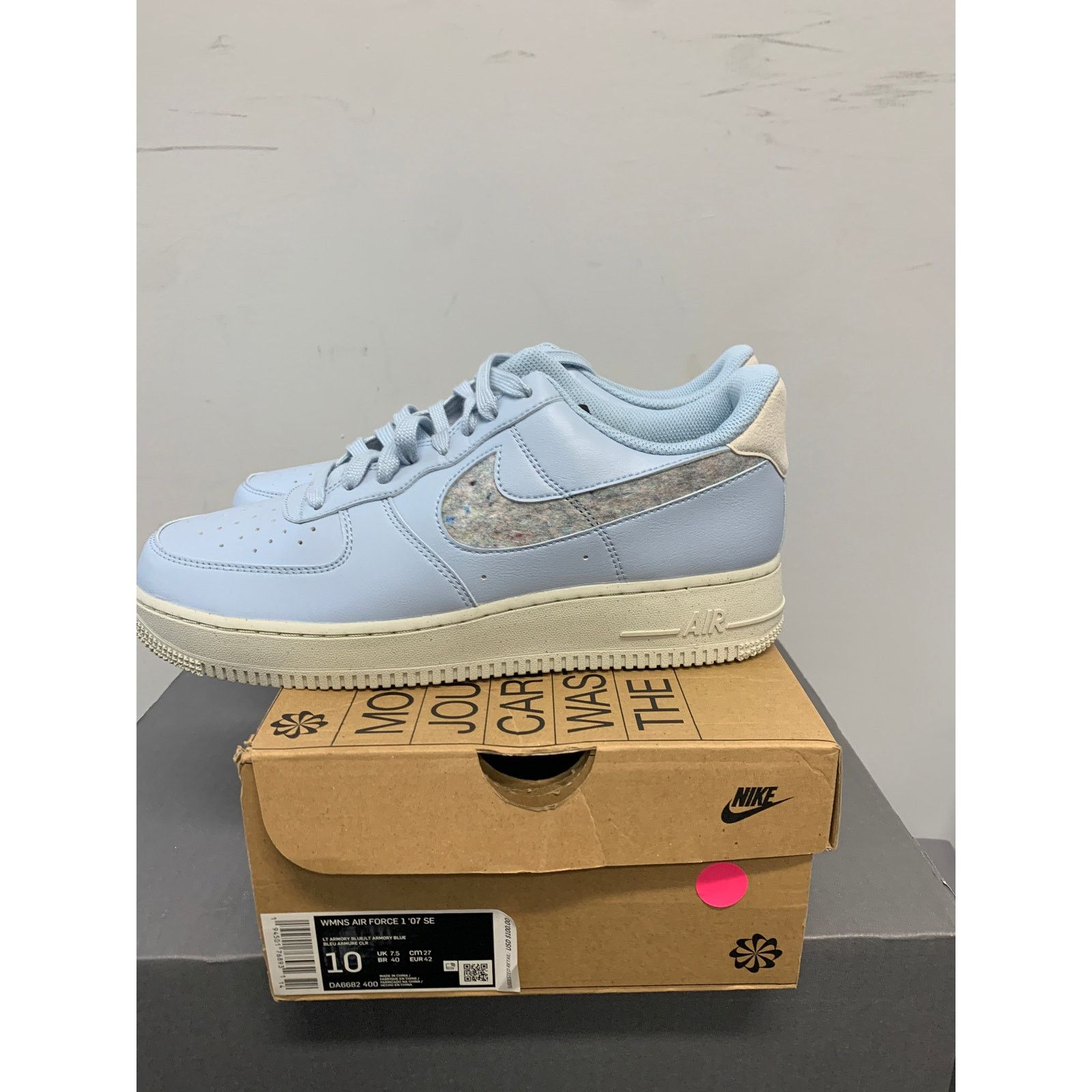 Nike Nike Air Force 1 Low '07 SE Light Armory Blue Women's 10 Size US 10 / IT 40 - 4 Thumbnail