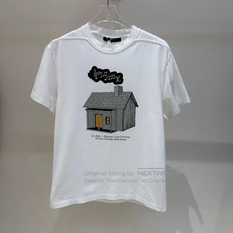 Louis Vuitton Louis Vuitton Logo Short Sleeve Size US M / EU 48-50 / 2 - 1 Thumbnail