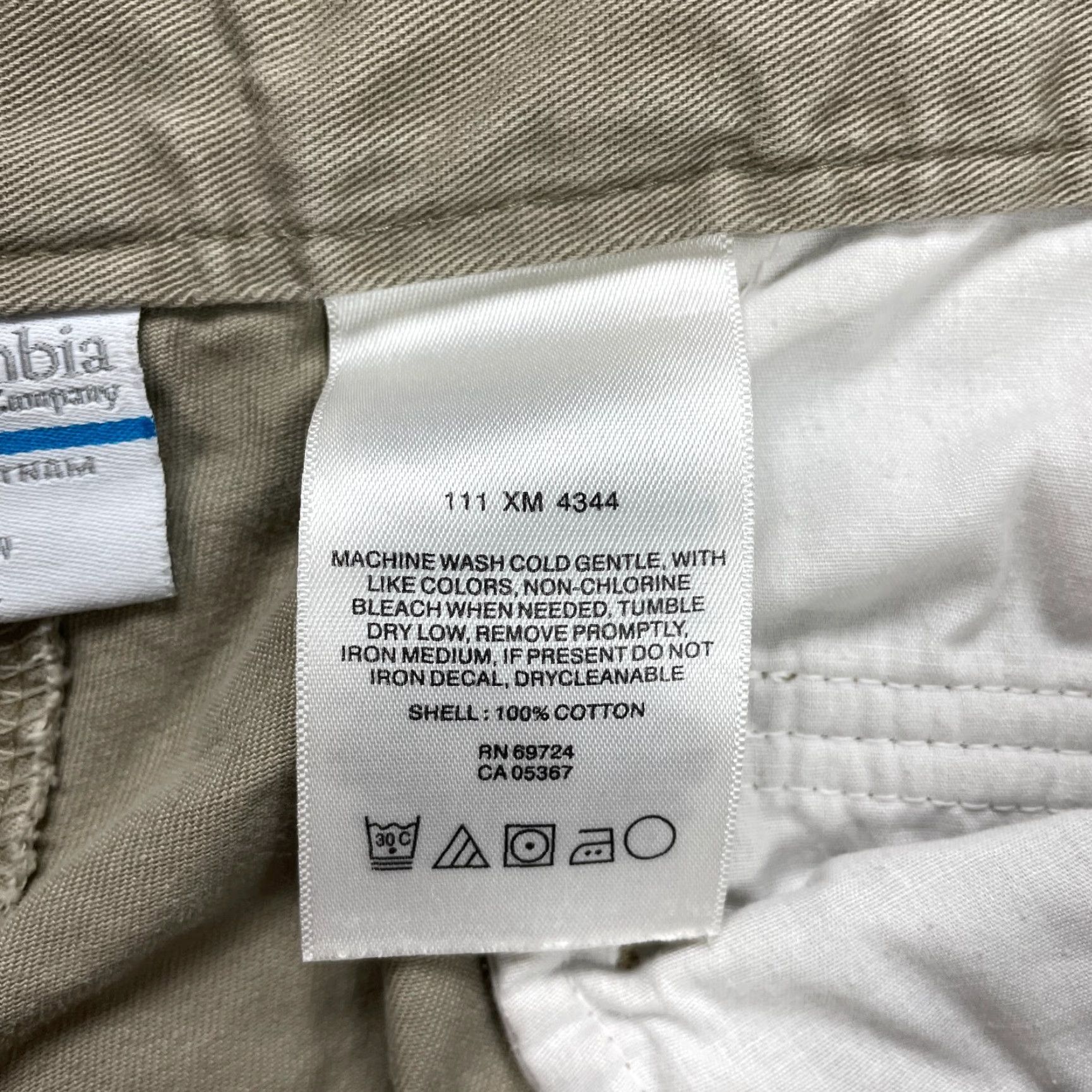 Vintage Columbia Cargo Shorts Men 40 Brown Canvas Flat Front Outdoor Casual 10" Inseam Size US 40 / EU 56 - 6 Thumbnail