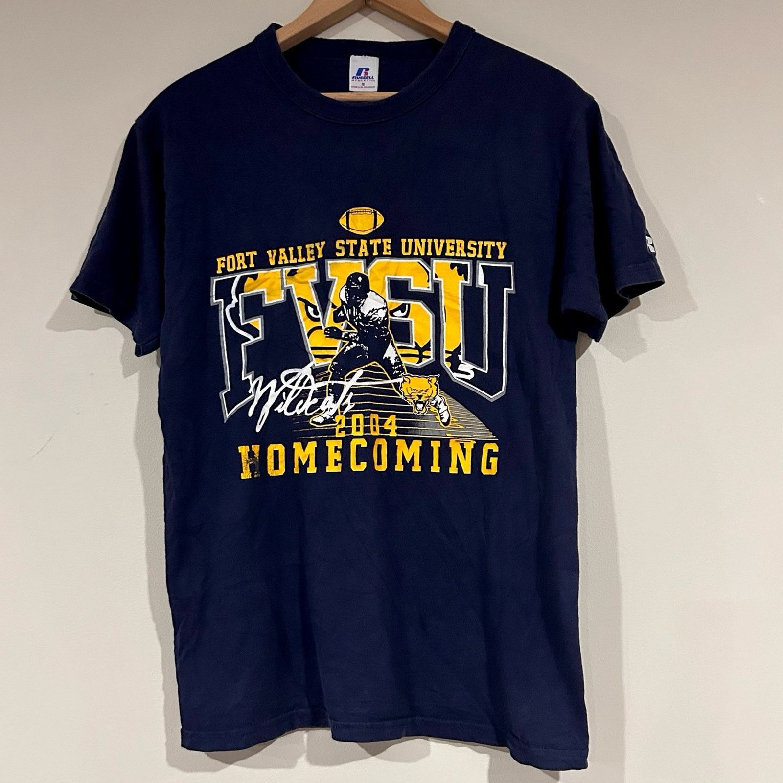 Russell Athletic 2004 Fort Valley University State Football Homecoming Shirt Size US S / EU 44-46 / 1 - 1 Thumbnail