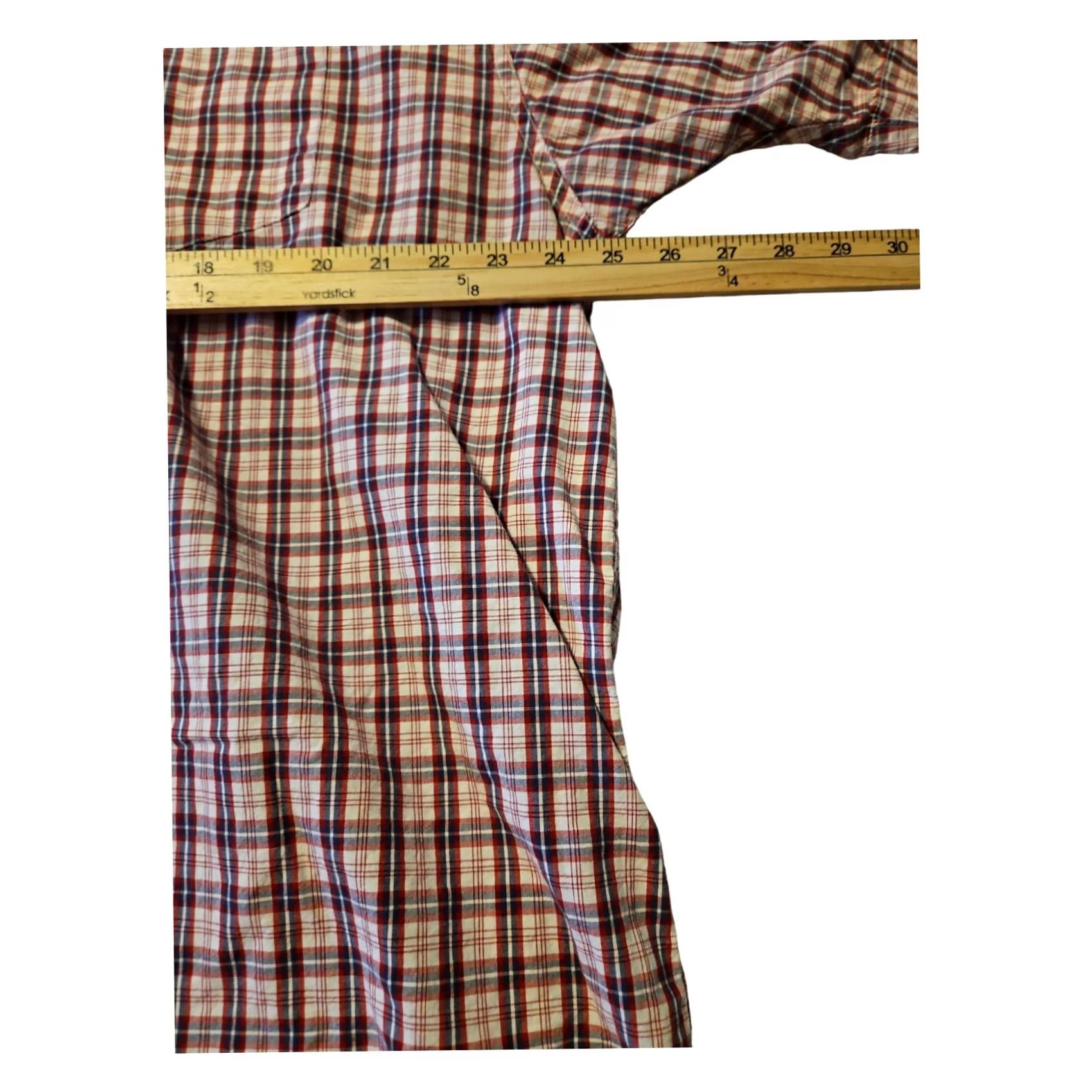 Wrangler VINTAGE Wrangler Hero Short Sleeve Button Down Men's XL Red Plaid Western Cowboy Size US 36 / EU 52 - 3 Thumbnail