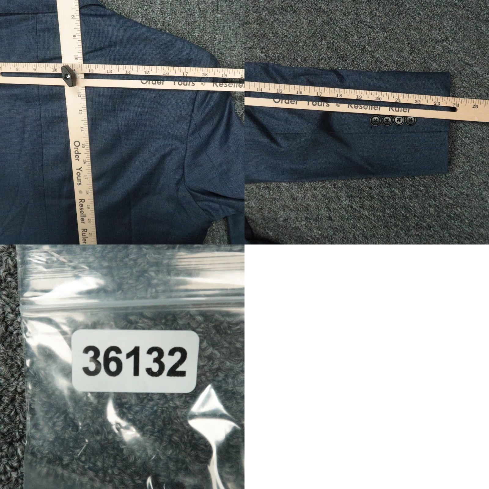 Brooks Brothers Brooks Brothers Blazer Mens 39R Blue Wool Sport Coat Jacket Regular Notch Lapel Single-Breasted Two-Button Vintage: No Modern? Size 40R - 9 Thumbnail