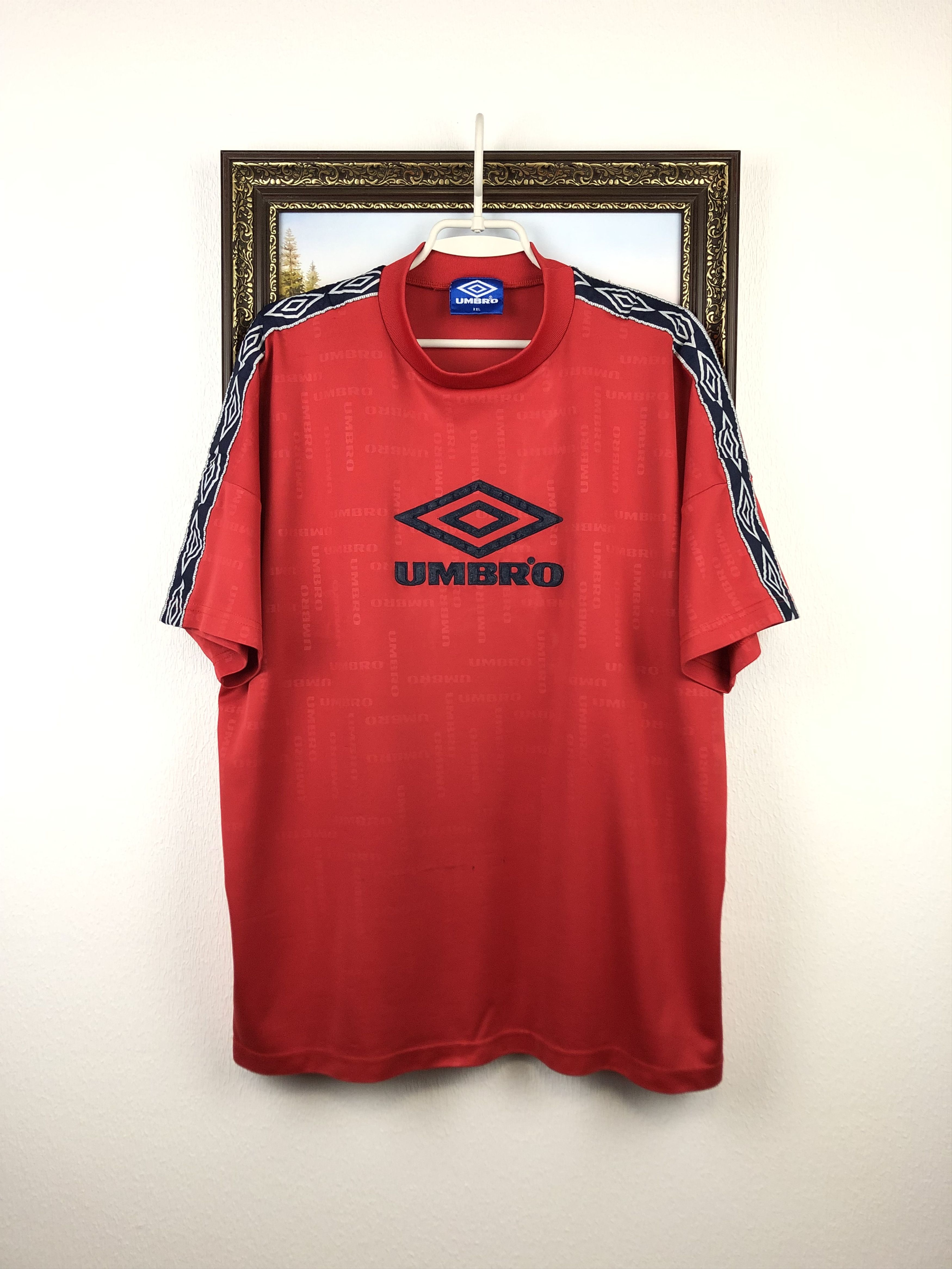Vintage Vintage Manchester United Template Shirt Soccer Jersey Size US XXL / EU 58 / 5 - 1 Thumbnail