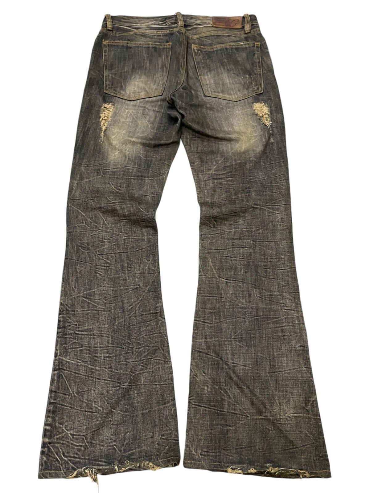 Japanese Brand G.O.A Pierced & Studded Honeycomb Claw Mark Mud