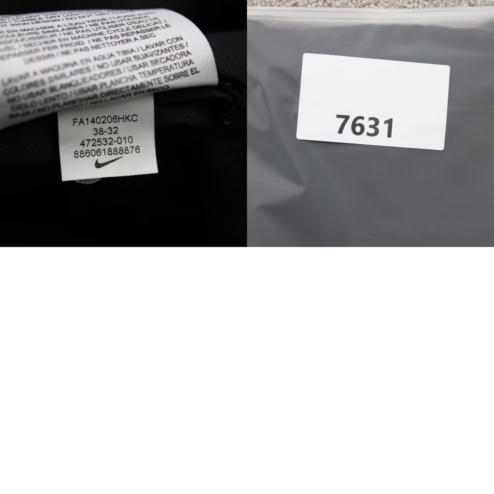 Nike Nike Golf Pants Mens 38x32 Black Dri-Fit Tech Flat Front Polyester Stretch Pants Mens Size US 38 / EU 54 - 9 Thumbnail