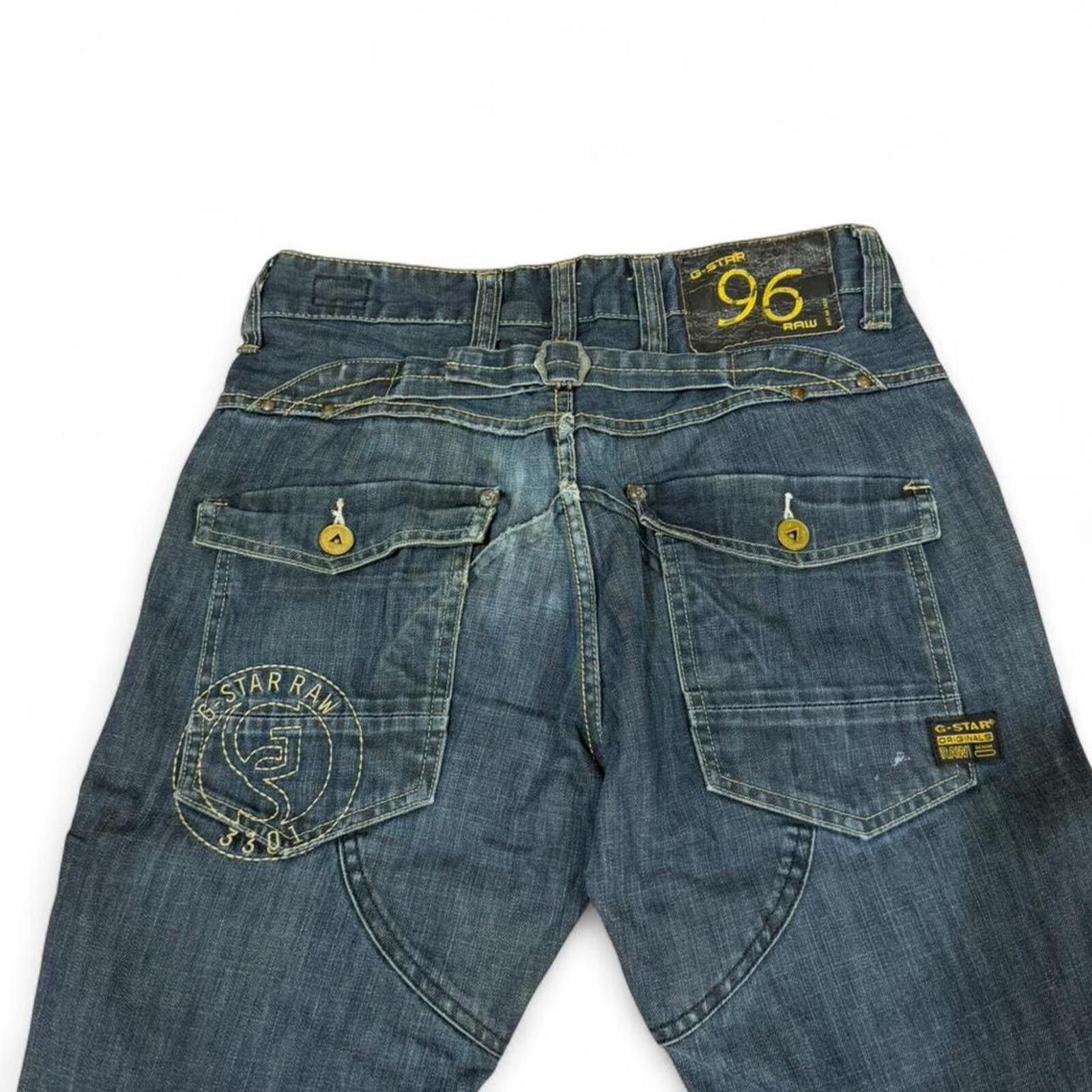 True Religion G-Star Raw biker style denim jeans Size US 30 / EU 46 - 1 Thumbnail