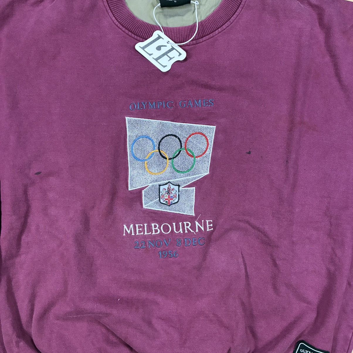 Adidas Mens Vintage Sweatshirt Adidas Olympic Games Size L Size US L / EU 52-54 / 3 - 2 Thumbnail
