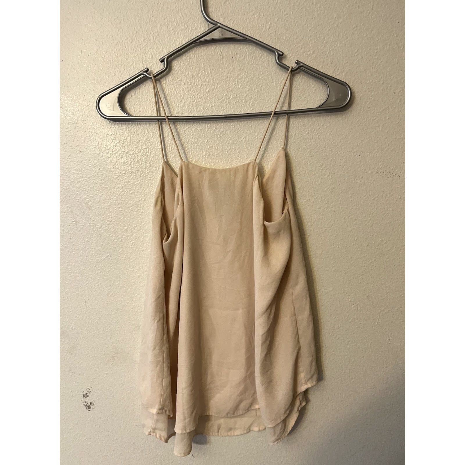 H&M H&M Tank Peach Solid Women Blouse Tank Top Spaghetti Strap Size S / US 4 / IT 40 - 3 Thumbnail