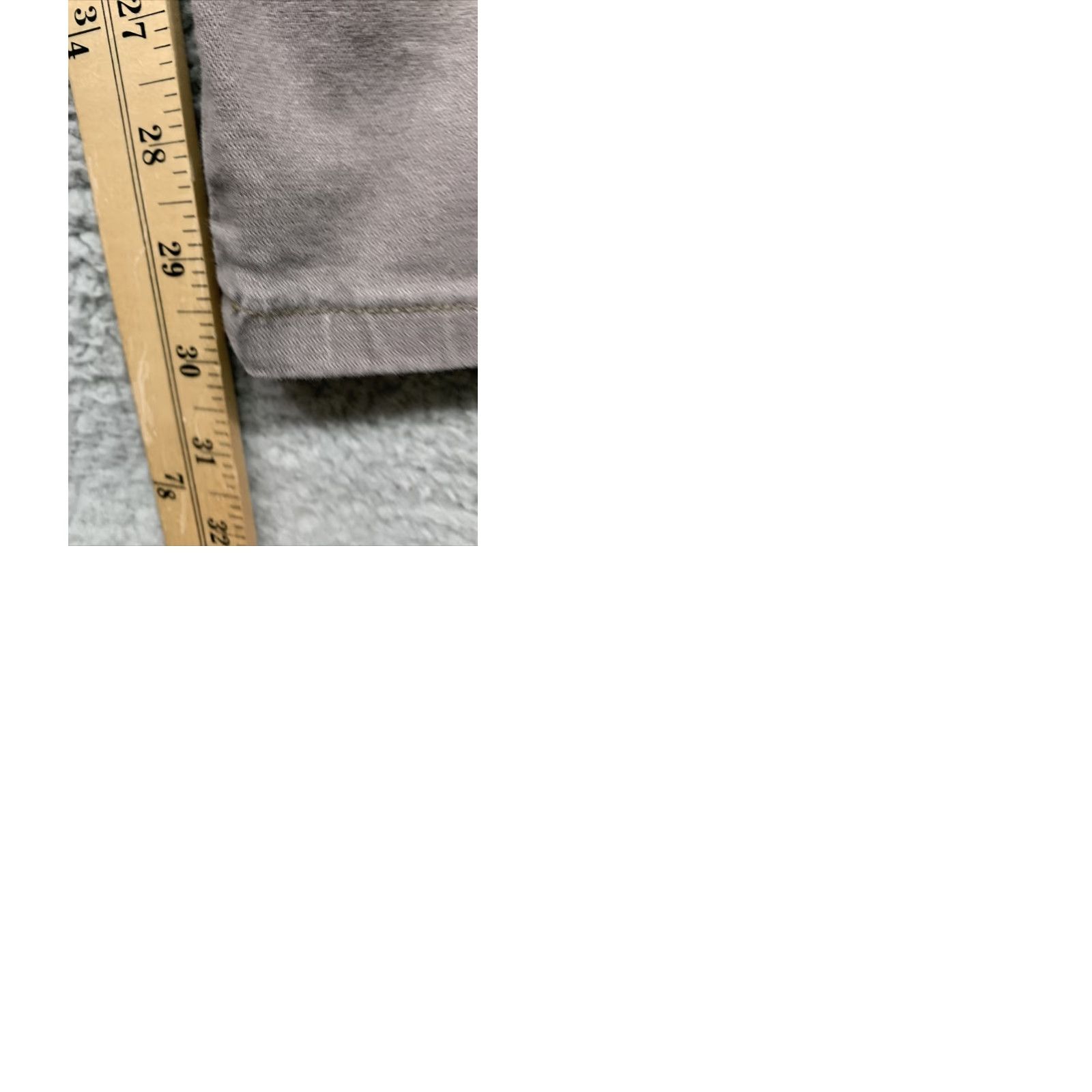 Lee Lee Women's Denim Pants 12M Slim Straight Leg High Rise Light Brown 5-Pocket Jeans Size 34" / US 12 / IT 48 - 9 Thumbnail