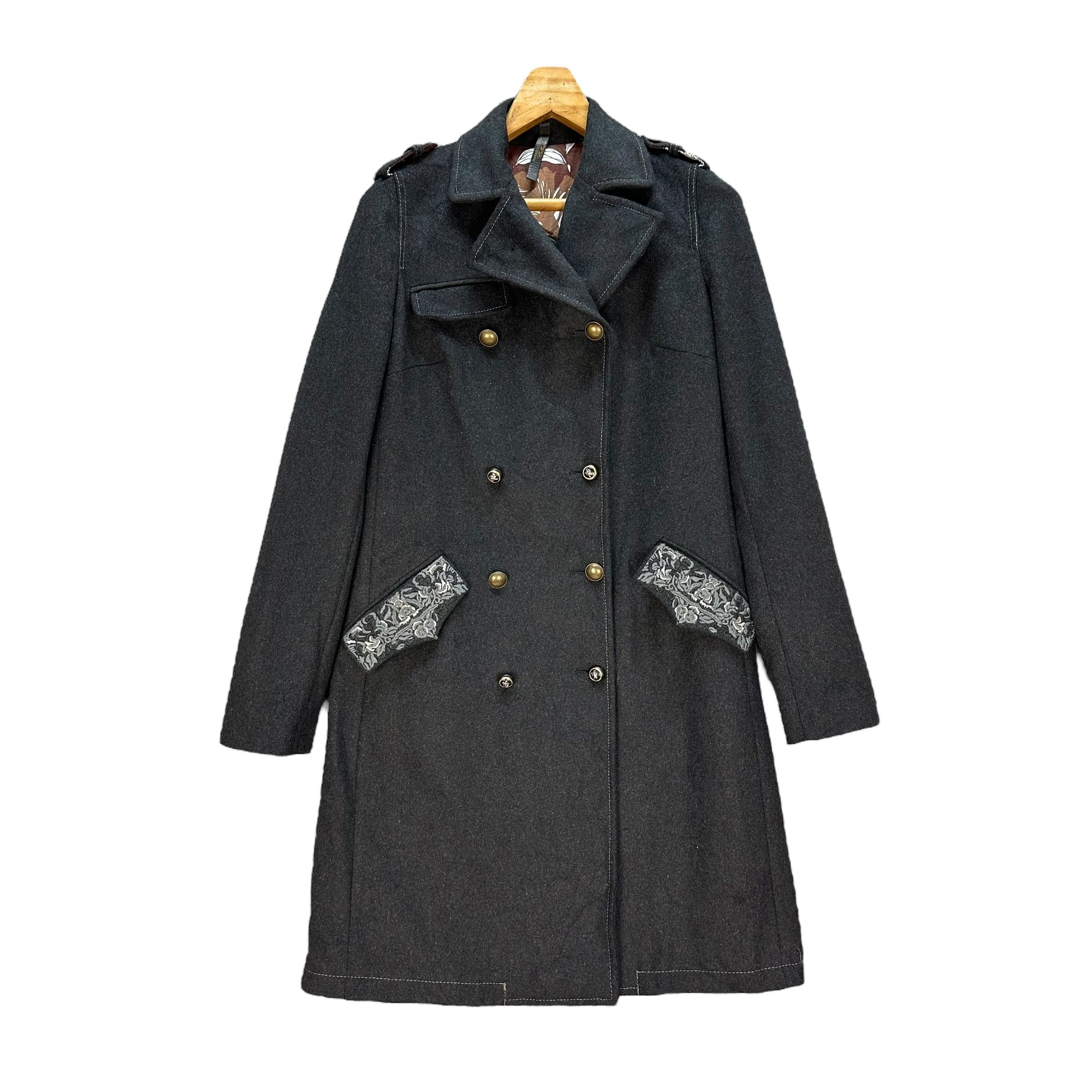 Parasuco PARASUCO CULT C12B Double Breast Long Coat #A65-1557 Size M / US 6-8 / IT 42-44 - 1 Thumbnail