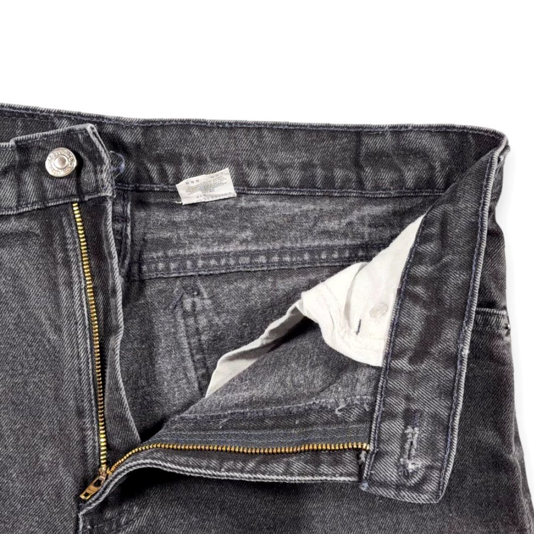 Levi's VINTAGE Levi's 550 Jeans Mens 32x36 Black Relaxed Fit Denim USA 90s Size US 32 / EU 48 - 4 Thumbnail