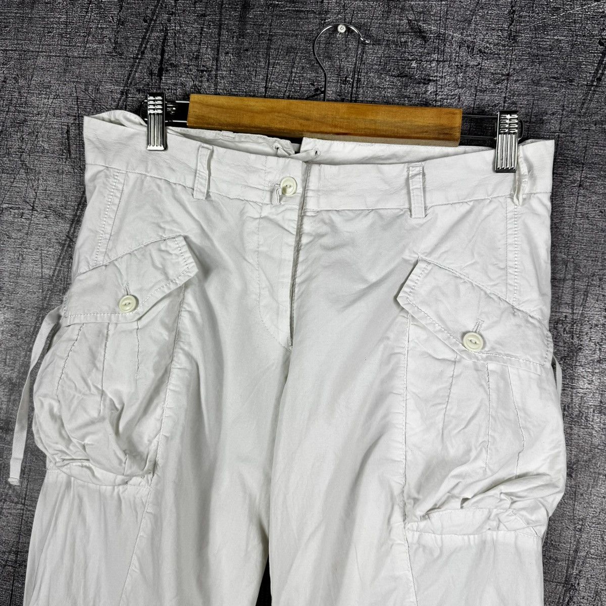 Marithe + Francois Girbaud Y2K Marithe Francois girbaud bondage avant-garde cargo pants Size 30" / US 8 / IT 44 - 6 Thumbnail