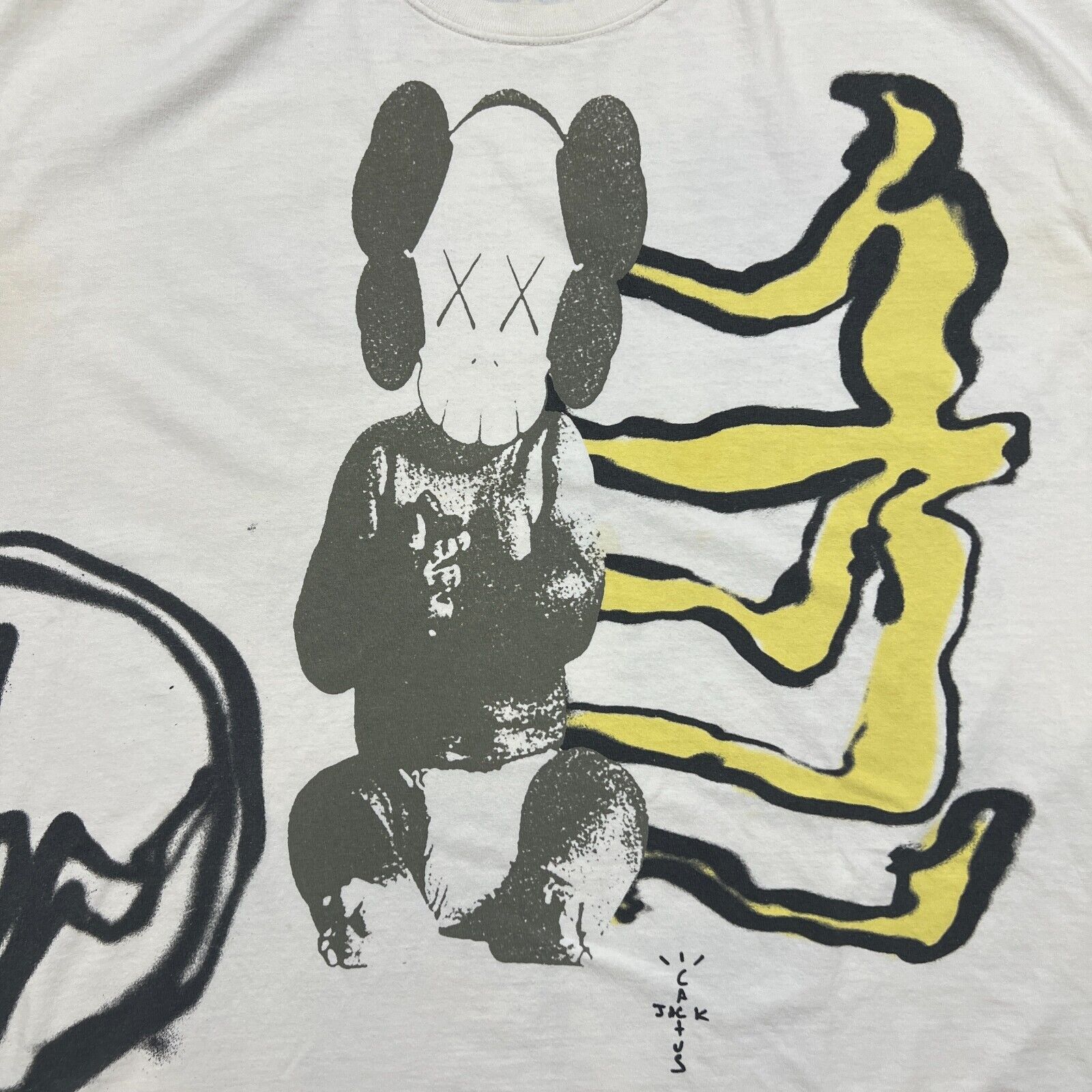 Kaws Travis Scott Cactus Jack + Kaws For Fragment T Shirt 2XL Tee Size US XXL / EU 58 / 5 - 3 Thumbnail