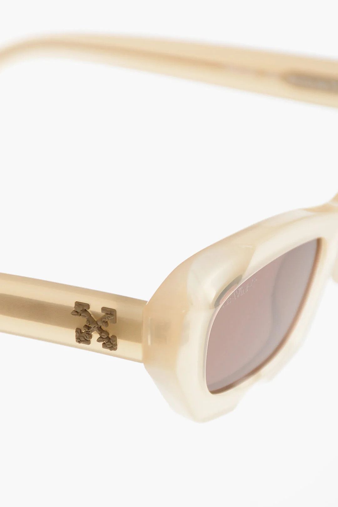 Off-White og1mm0426 Size: OS / Oval Sunglasses in Beige Size ONE SIZE - 4 Thumbnail