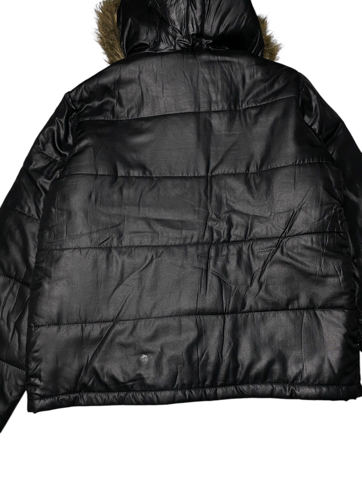 If Six Was Nine 2000's Mignon Fur Black Puffer Jacket Size US M / EU 48-50 / 2 - 12 Thumbnail