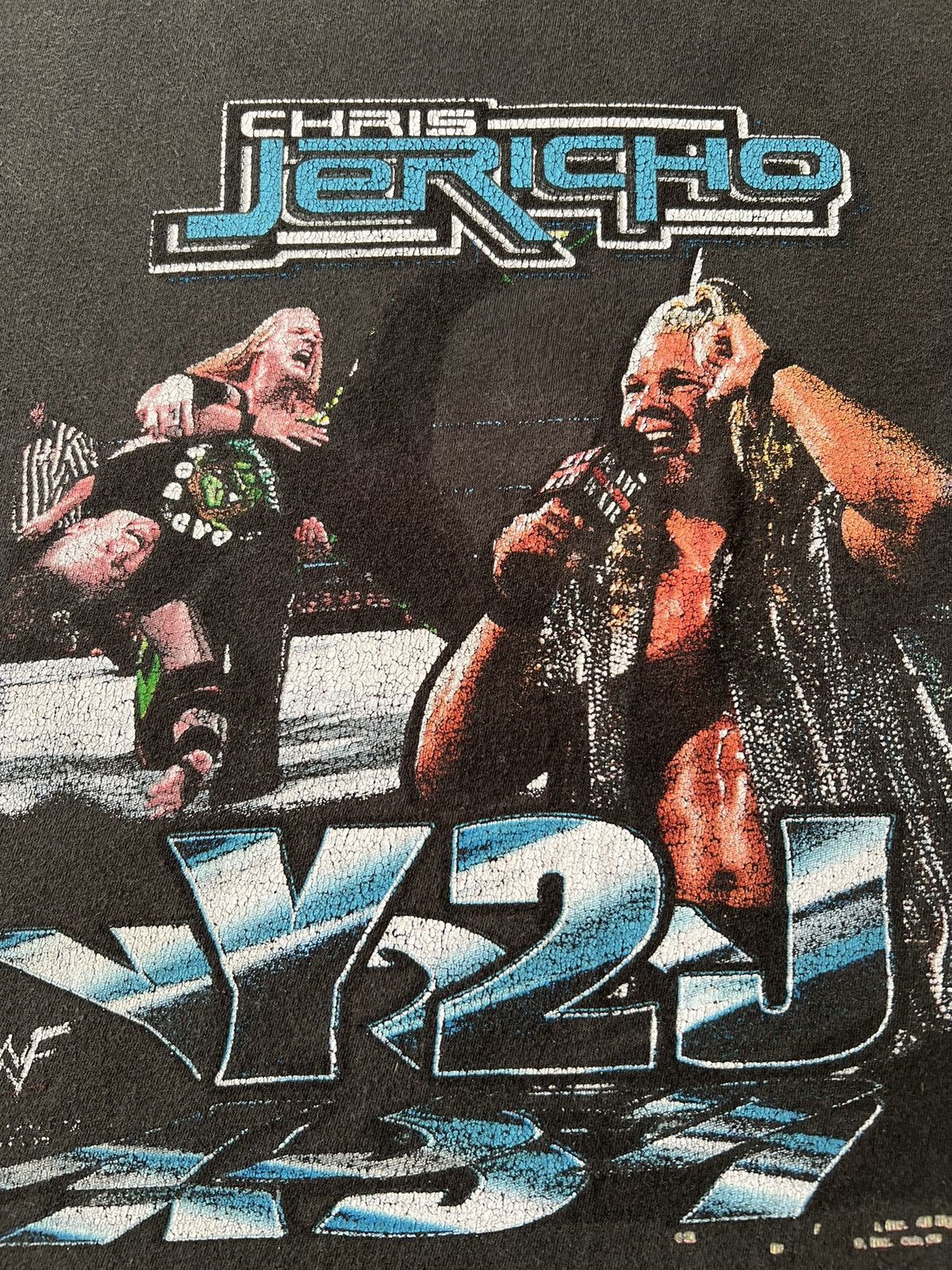 WWE Vintage 2000s Chris Jericho Y2J WWE Black T-shirt Size US S / EU 44-46 / 1 - 7 Thumbnail