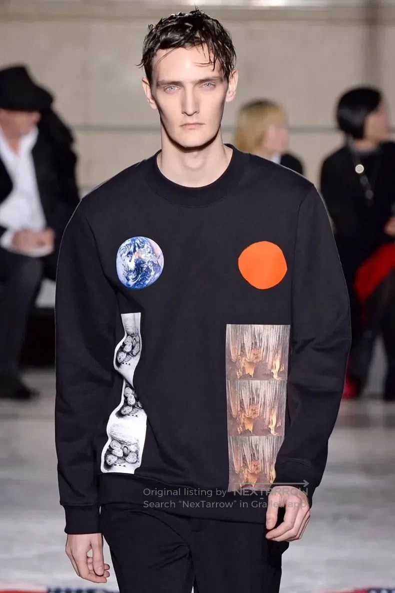 Raf Simons Raf Simons Reproduction men's round-neck black sweatshirt Size US M / EU 48-50 / 2 - 1 Thumbnail